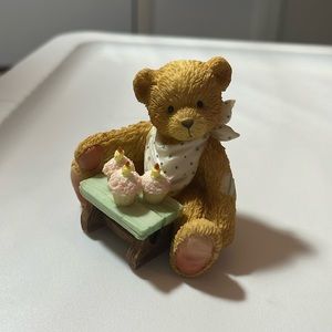 Age 3️⃣ birthday bear. Cherished Teddies 911313 figurine “Three Cheers For You.